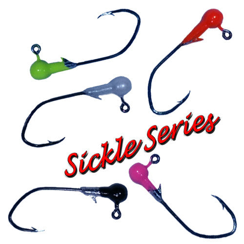 Crappie Sickle Series Jigheads – Crappie Crazy Crappie Sickle Series Jigheads – Crappie Crazy