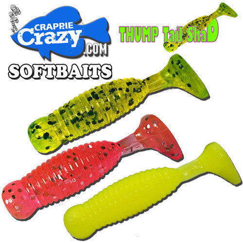 crazy shad fishing lures A Thump Tail Shad