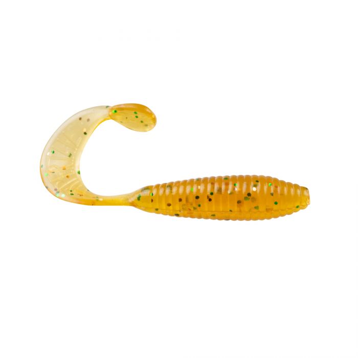 Bobby Garland Hyper Grub 2” (54 Pz) Nero Chartreuse Argento – Esca Per Crappie Americano